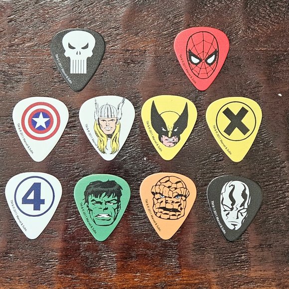 10 Peavey Marvel Super Hero Guitar Picks, OS - Picture 3 of 4